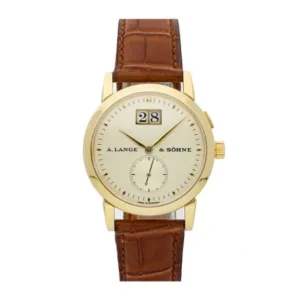 A. Lange & Söhne Saxonia 102.001 33MM Yellow Gold Silver Dial