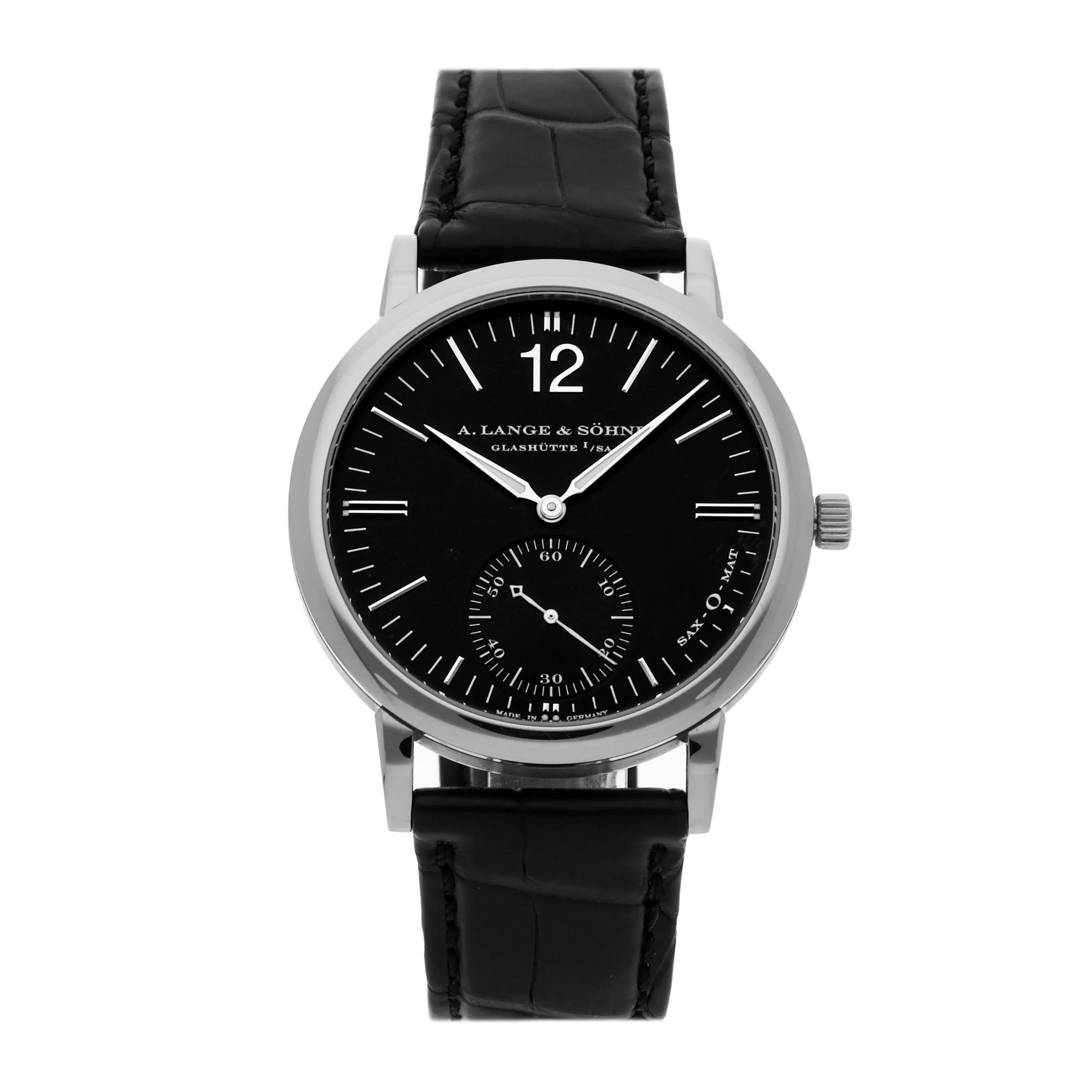 A. Lange & Söhne Saxonia 301.027 37MM White Gold Black Dial