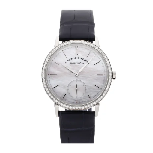 A. Lange & Söhne Saxonia 840.029 37MM White Gold Diamond Bezel