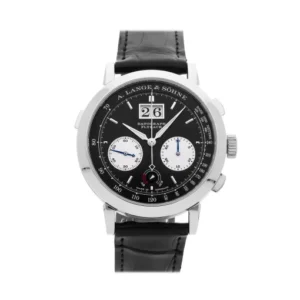 A. Lange & Söhne Saxonia Datograph 405.035 41MM Platinum Black Dial