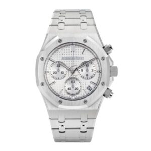 Audemars Piguet Royal Oak 26240ST, Stainless Steel, Silver Grande Tapisserie Dial, 41 mm
