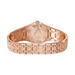 Audemars Piguet Royal Oak 67630OR, Mini, Frosted 18K Rose Gold, Petite Tapisserie Rose Dial, 23 mm - Image 4