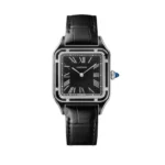 Cartier WSSA0046 Santos-Dumont Black Dial Large (1)
