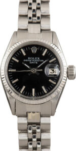 Ladies Rolex Date 6517 Black Dial (3)