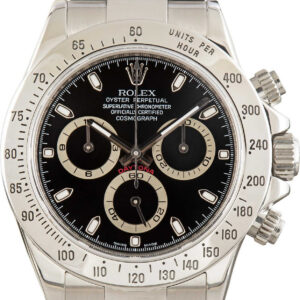 Men's Rolex Daytona Ref 116520 Black Dial (1)
