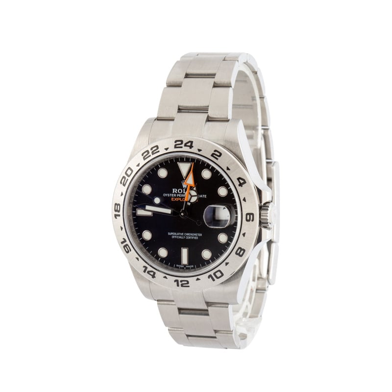 Men's Rolex Explorer II 216570 Black Dial - Image 2