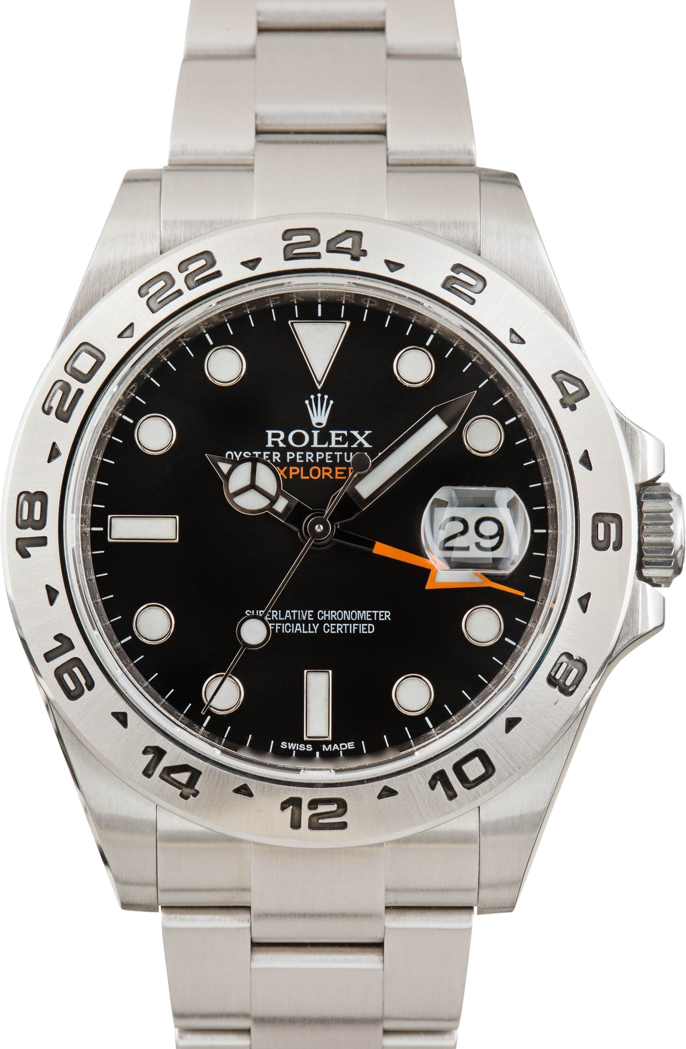 Men's Rolex Explorer II 216570 Black Dial