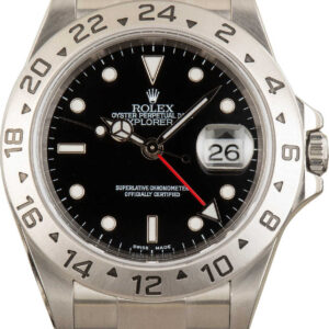 Men's Rolex Explorer II Ref 16570 Black Dial (1)