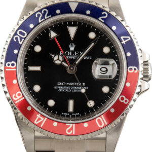 Men's Rolex GMT-Master II Ref 16710 Steel Pepsi (2)