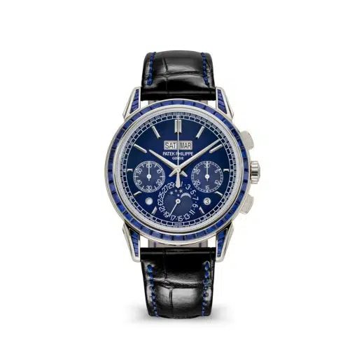Patek Philippe 5271-11P-010 Grand Complications Blue Dial Black Leather Strap