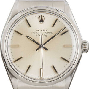 Rolex Air King 5500 Silver Dial Oyster (2)
