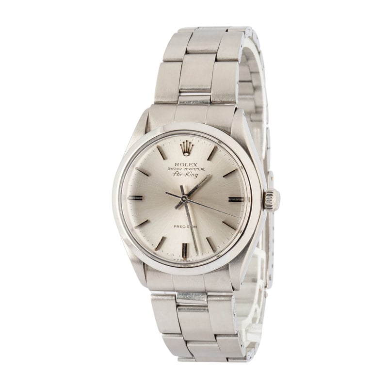 Rolex Air-King Ref 5500 Silver Dial - Image 2