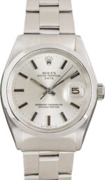 Rolex Date 1500 Silver Index Dial (4)