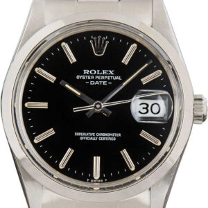 Rolex Date 15000 Black Dial (1)