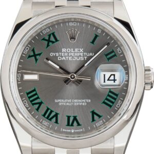 Rolex Datejust 126200 Slate Wimbledon Dial