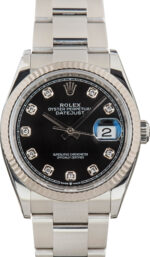 Rolex Datejust 126234 Black Diamond Dial