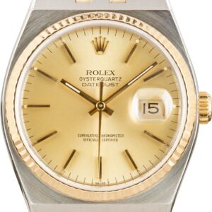 Rolex Datejust 36 Oysterquartz Ref 17013 Champagne