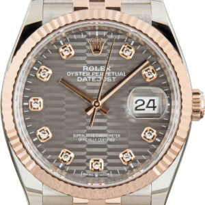 Rolex Datejust 36 Ref 126231 Slate Fluted Motif Dial (2)