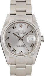Rolex Datejust 36 Ref 16200 Silver Roman Dial (1)