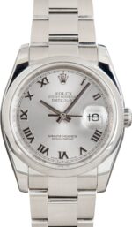 Rolex Datejust 36 Rhodium Dial 116200