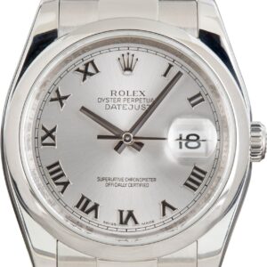 Rolex Datejust 36 Rhodium Dial 116200