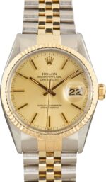 Rolex Datejust 36 Two Tone 16013 Champagne
