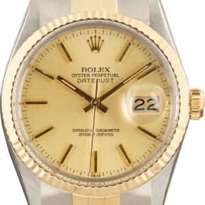 Rolex Datejust 36 Two Tone 16013 Champagne