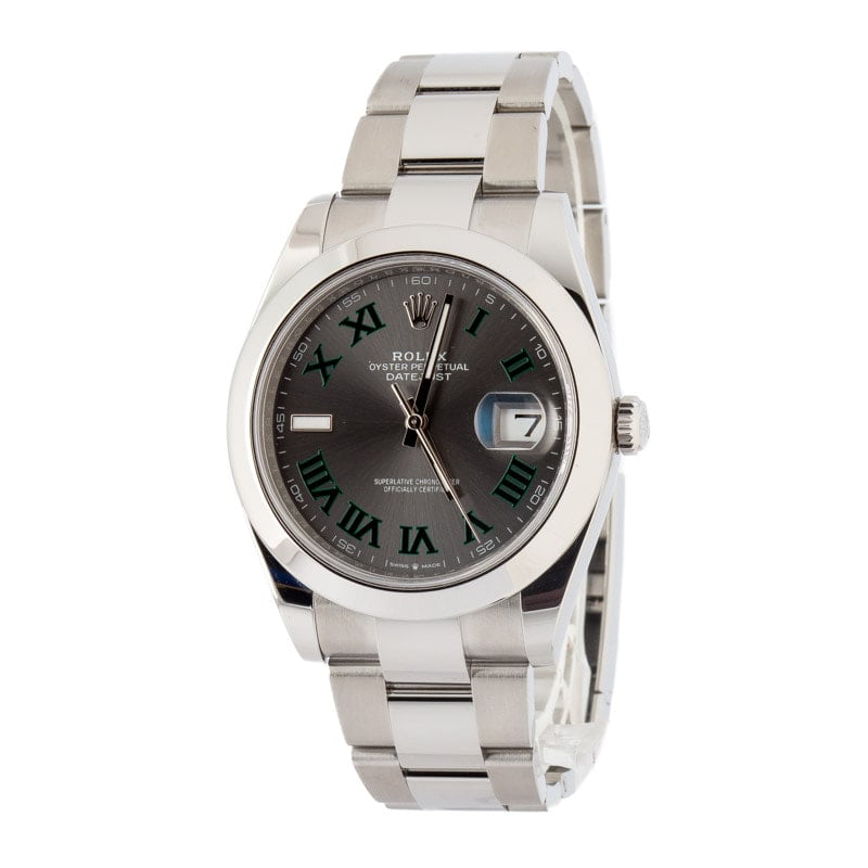Rolex Datejust 41 Ref 126300 Slate Wimbledon Dial - Image 5