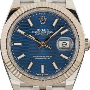 Rolex Datejust 41 Ref 126334 Fluted Motif Dial