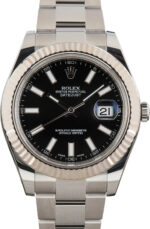 Rolex Datejust II Black Dial 116334 Stainless Steel (4)