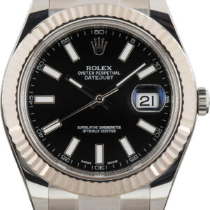 Rolex Datejust II Black Dial 116334 Stainless Steel (4)