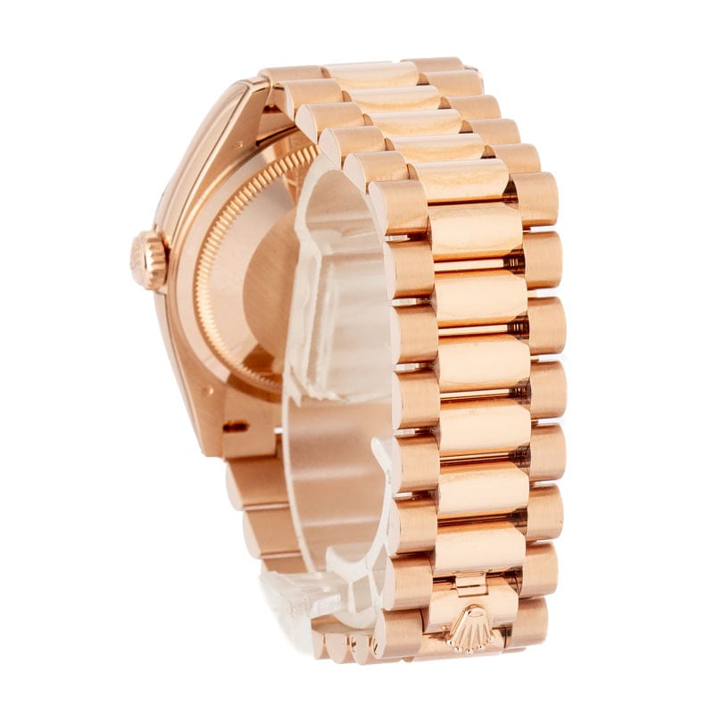 Rolex Day-Date 36 Brown Ombre Dial 128235 18k Everose Gold - Image 4