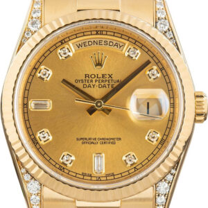 Rolex Day-Date 36 Diamond Dial 118338 18k Yellow Gold (2)