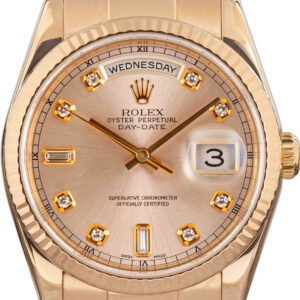 Rolex Day-Date 36 Ref 118235 Pink Diamond Dial (2)