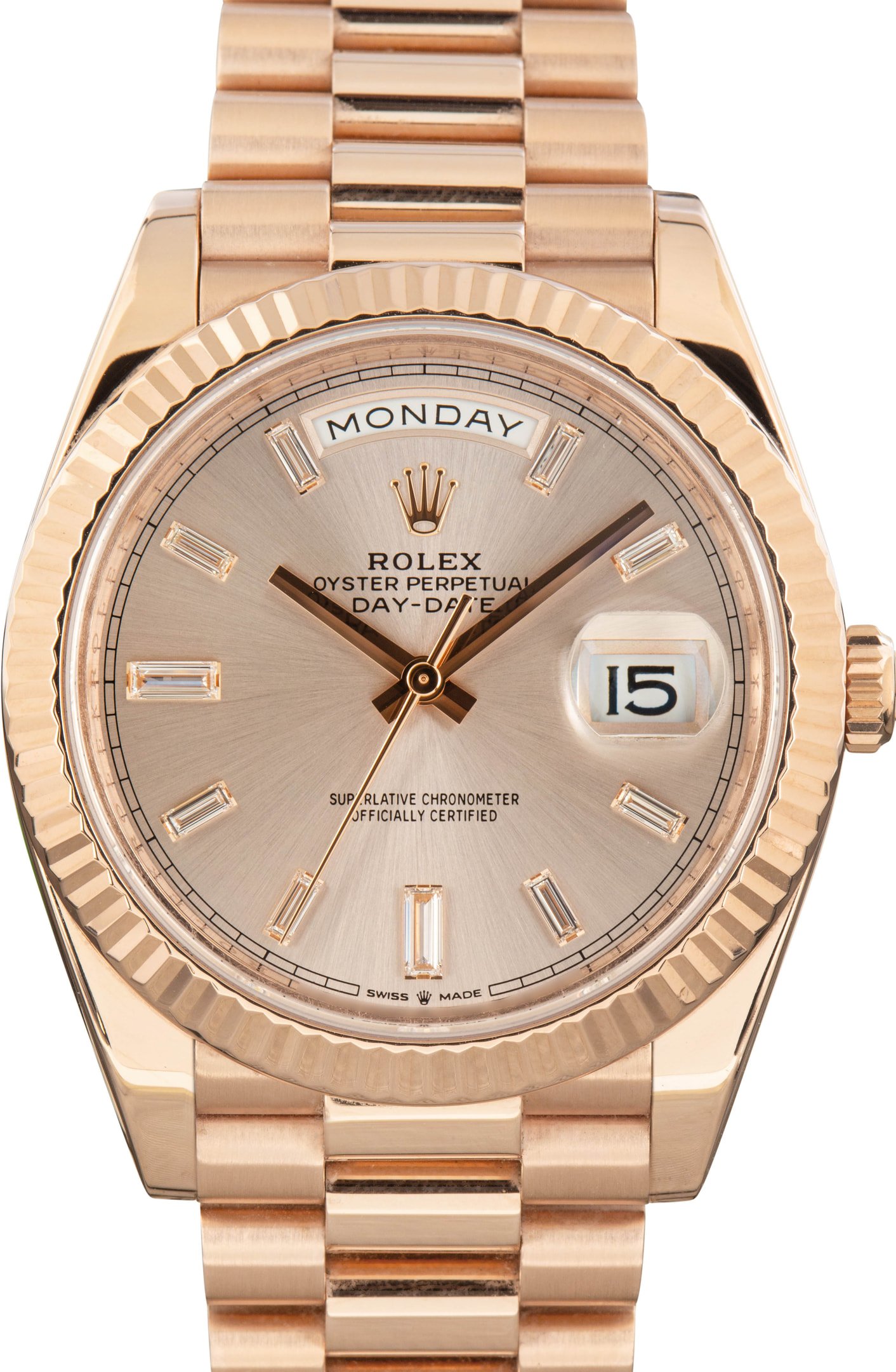 Rolex Day-Date 40 Ref 228235 Sundust Diamond Dial - Image 5