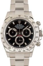 Rolex Daytona Black Dial 116520 Stainless Steel