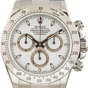 Rolex Daytona ref 116520 White Dial