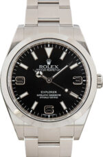 Rolex Explorer Black Arabic Dial 214270 Stainless Steel (4)
