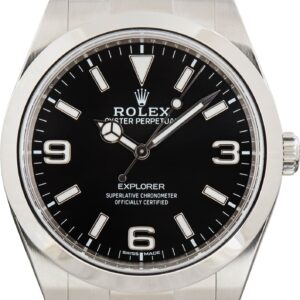 Rolex Explorer Ref 214270 Black Mk II Dial