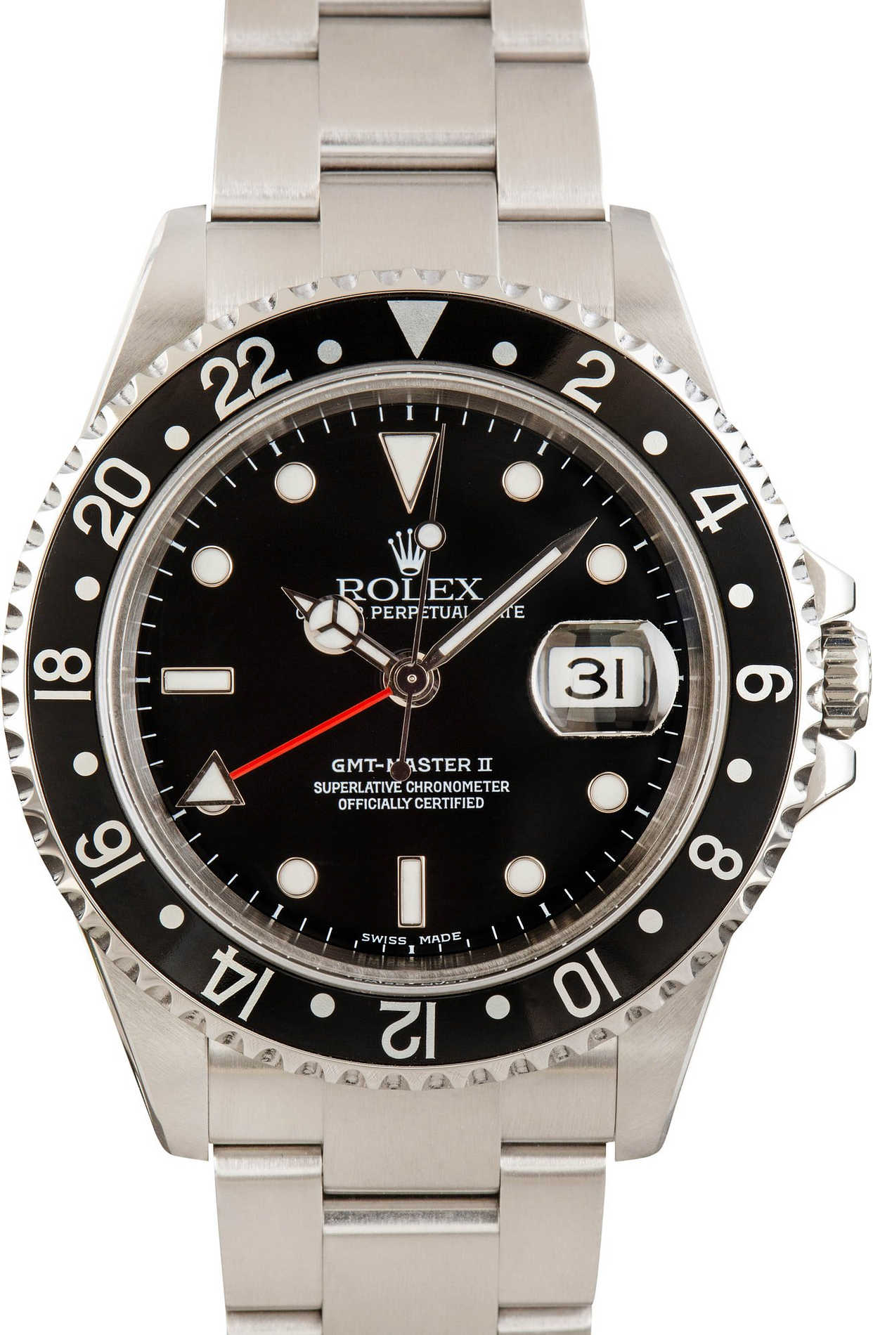 Rolex GMT-Master II Ref 16710 Stainless Steel Black Dial (5)