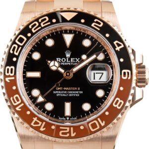 Rolex GMT-Master II Root Beer 126715 18k Everose Gold