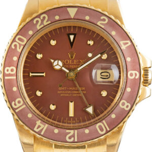 Rolex GMT-Master Yellow Gold 1675 Brown Dial (2)