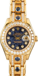 Rolex Lady Datejust Pearlmaster 69298 Sodalite Dial (2)