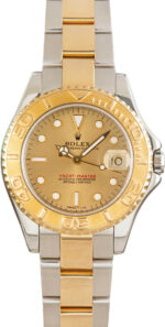 Rolex Mid-Size Yacht Master 68623 Champagne Dial (3)