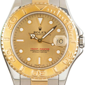 Rolex Mid-Size Yacht Master 68623 Champagne Dial (3)