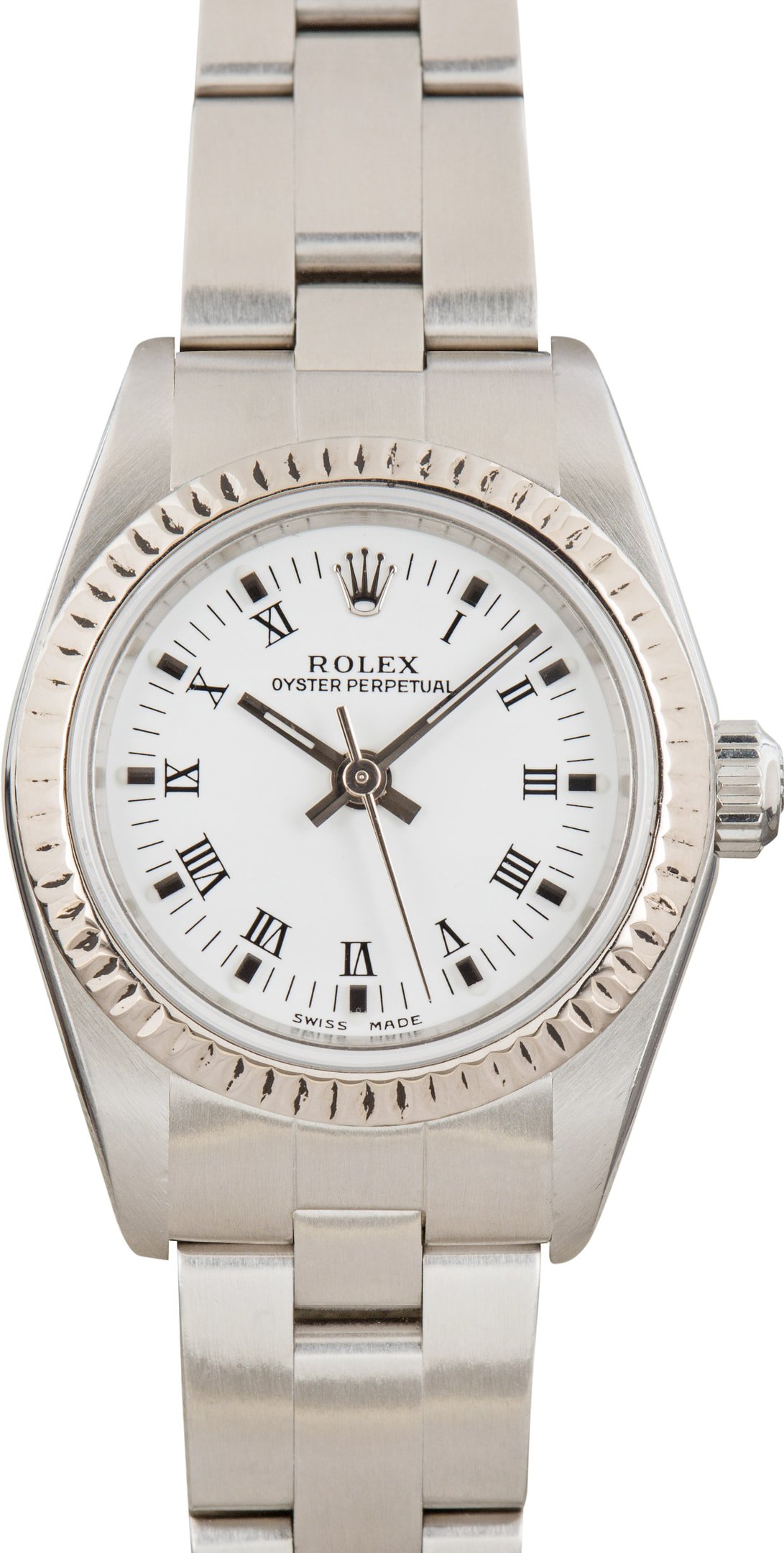 Rolex Oyster Perpetual 26 Steel 76094 White Dial - Image 3