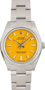 Rolex Oyster Perpetual 31 Yellow Dial Ref 277200 (1)