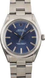 Rolex Oyster Perpetual 34 Stainless Steel 1002 Blue Dial (3)