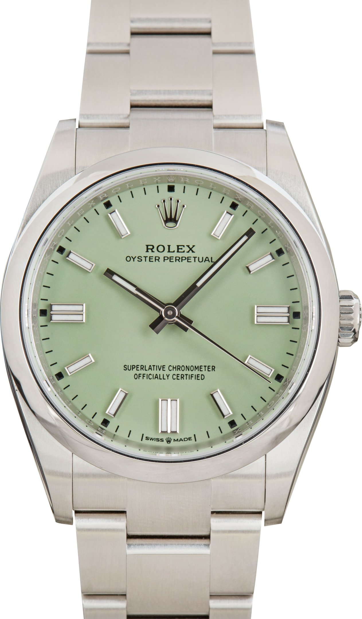 Rolex Oyster Perpetual 36 ref 126000 Pistachio Dial - Image 5