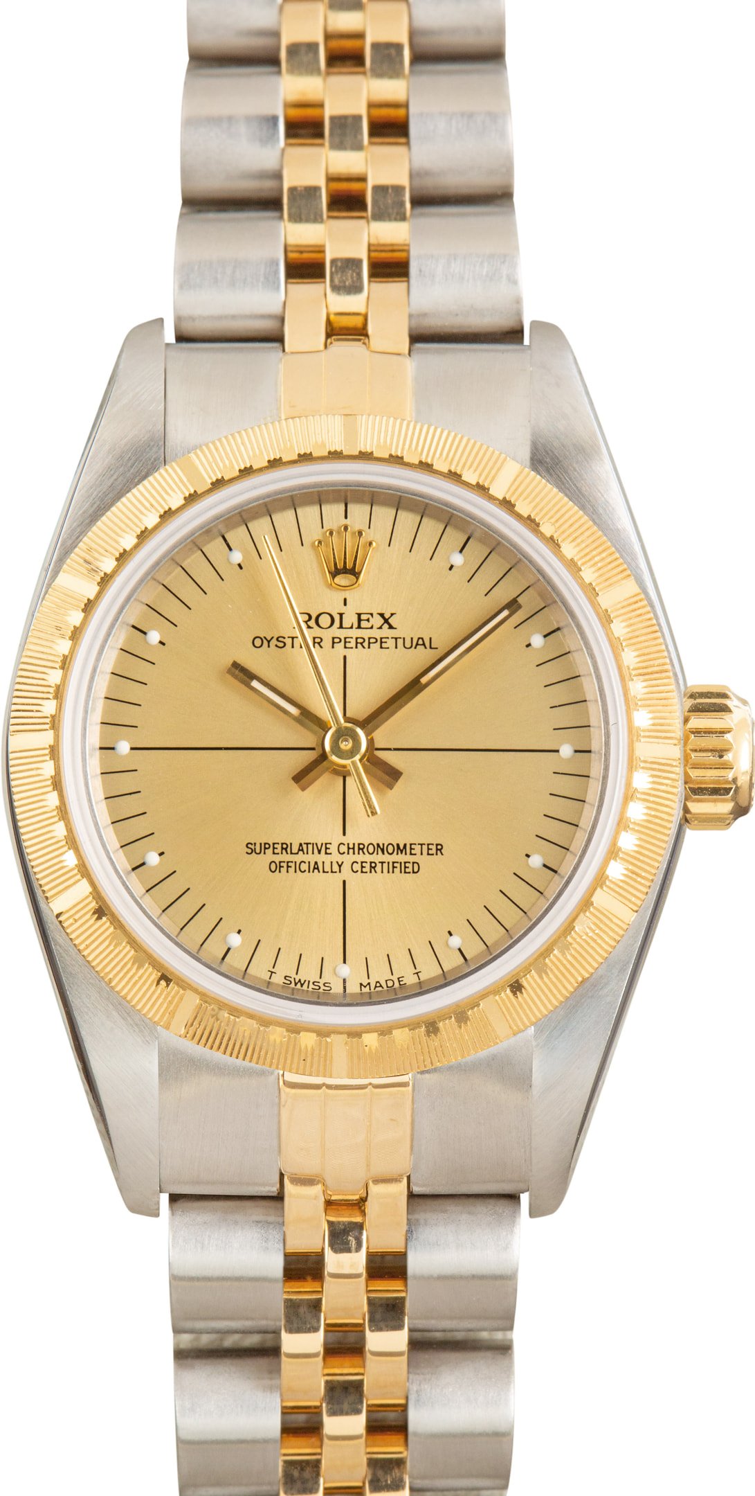 Rolex Oyster Perpetual 67243 Champagne Dial - Image 5